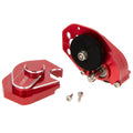 Red Aluminum Assembled Transmission Complete Gearbox for 1/24 Axial SCX24