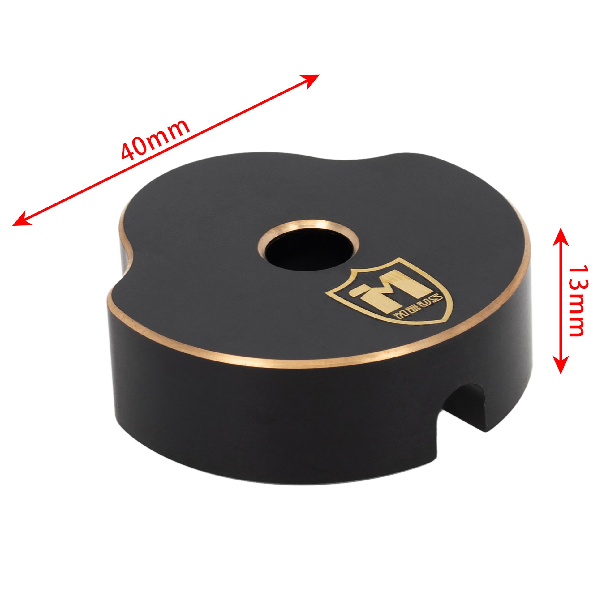  Brass Rear Axle Tube Cap size for SCX10 Pro