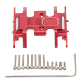 Red Center Transmission Skid Plate for Axial SCX24 90081 Wrangler.