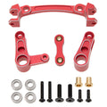 Red Aluminum Alloy Steering Parts Set for ARRMA 1/8 Mojave 4X4 4S BLX