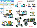 Carbon LCG Chassis Frame Set Instruction for TRX4M