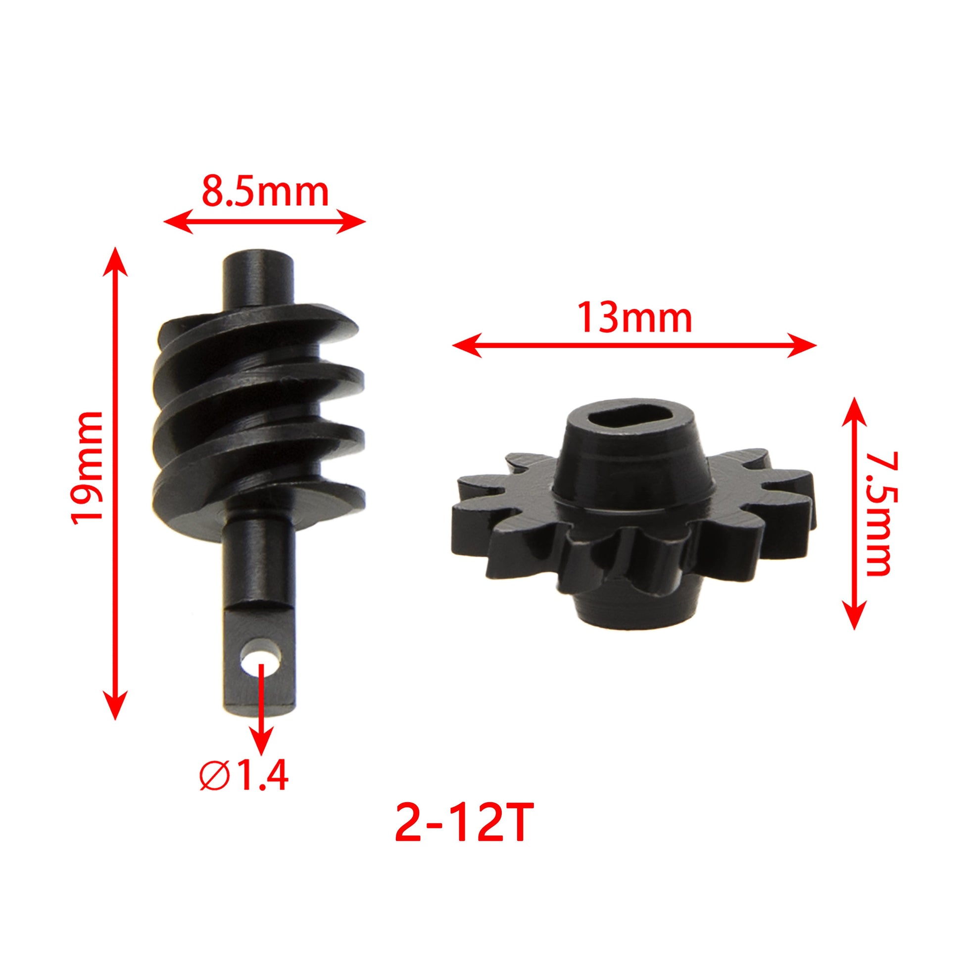 SCX24 Isokinetic Front Axle Diff Gear 2-12T Size