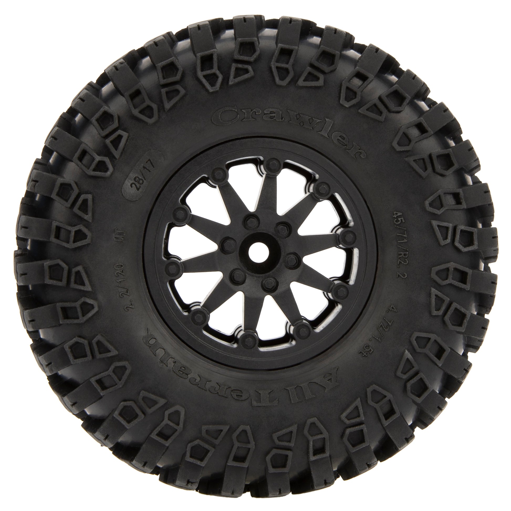 Plastic Beadlock Wheels/Rubber Tires for TRX4 Axial SCX10 SCX10 II SCX10 III