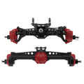 Red Black Plastic Nylon Front & Rear Portal Axle for 1/10 RC Car