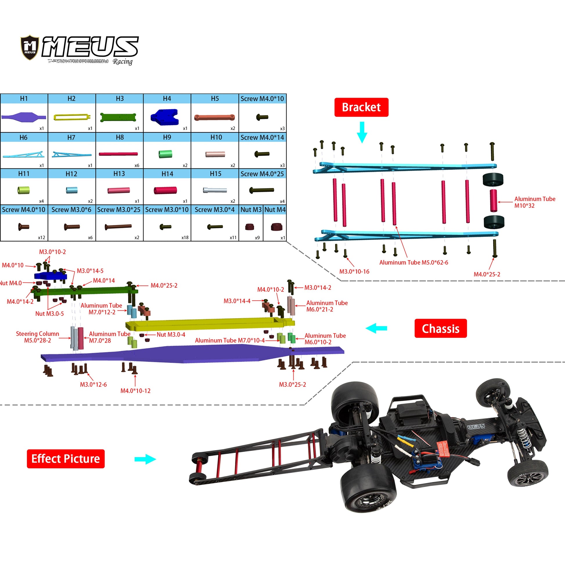 2WD Slash Carbon Fiber LCG Chassis