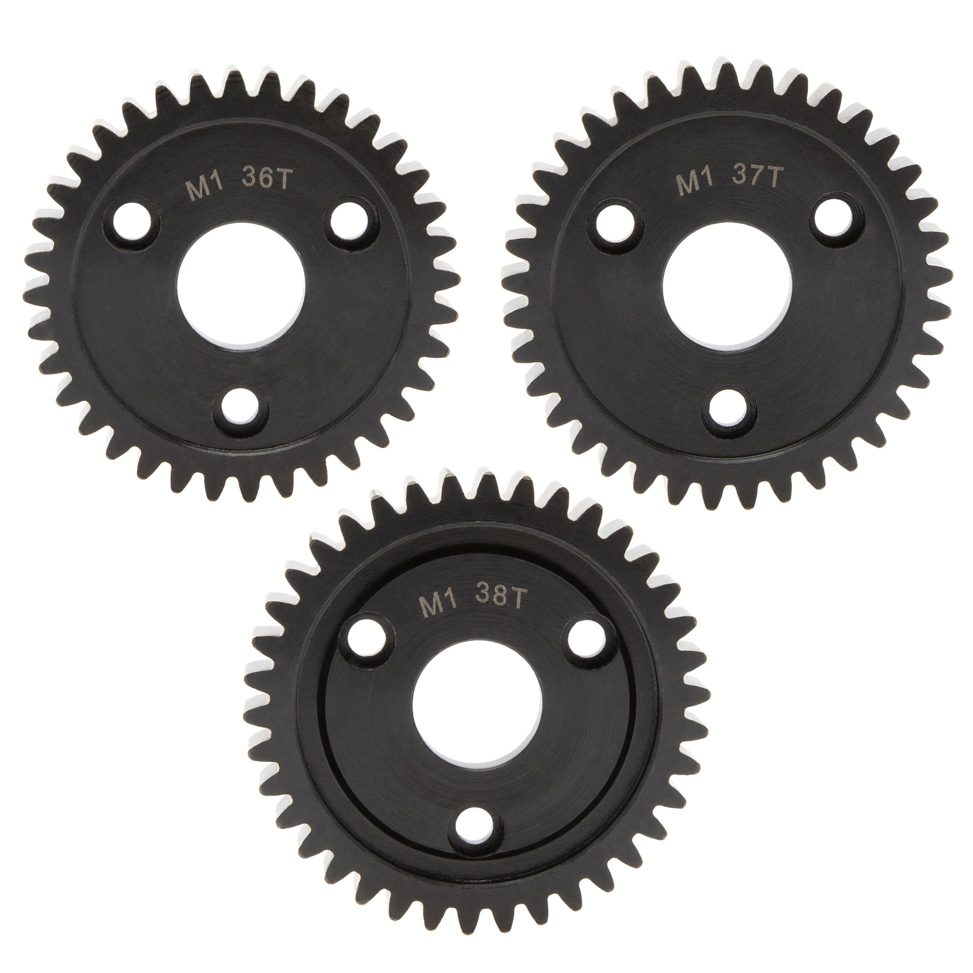 M1 Steel Spur Gear Set 36T 37T 38T