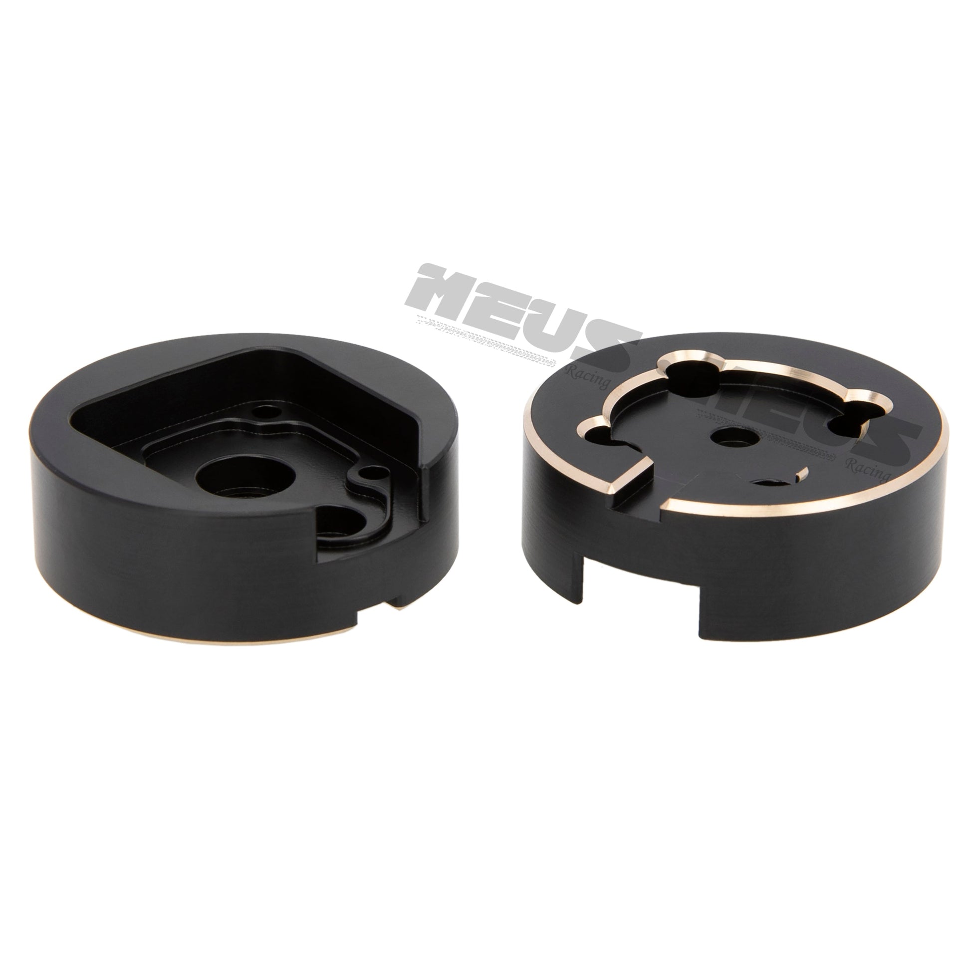 Meus Racing Brass Rear Outer Portal Housing Covers for UTB18 Capra 