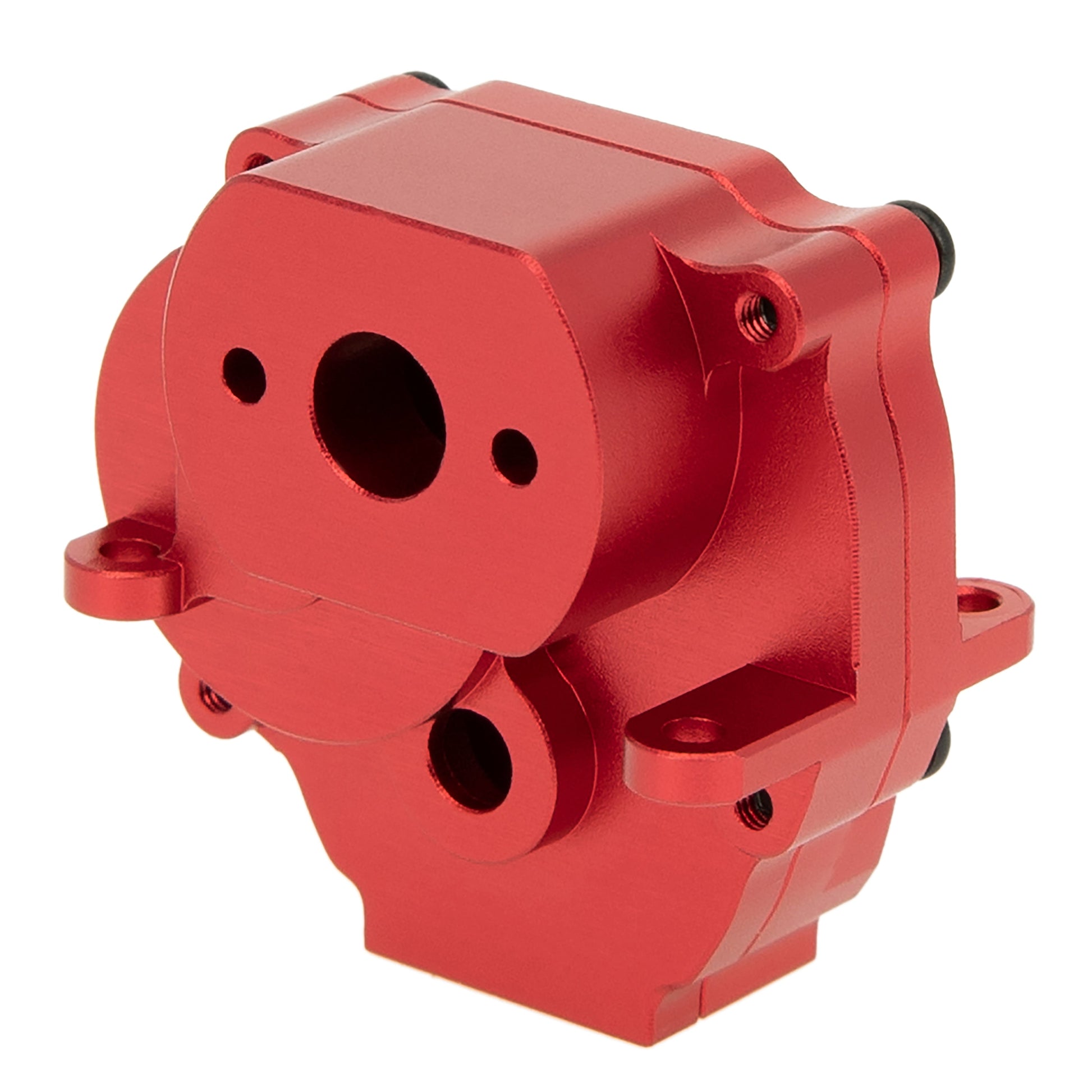 Red CNC Aluminum Transmission Case Gearbox Housing