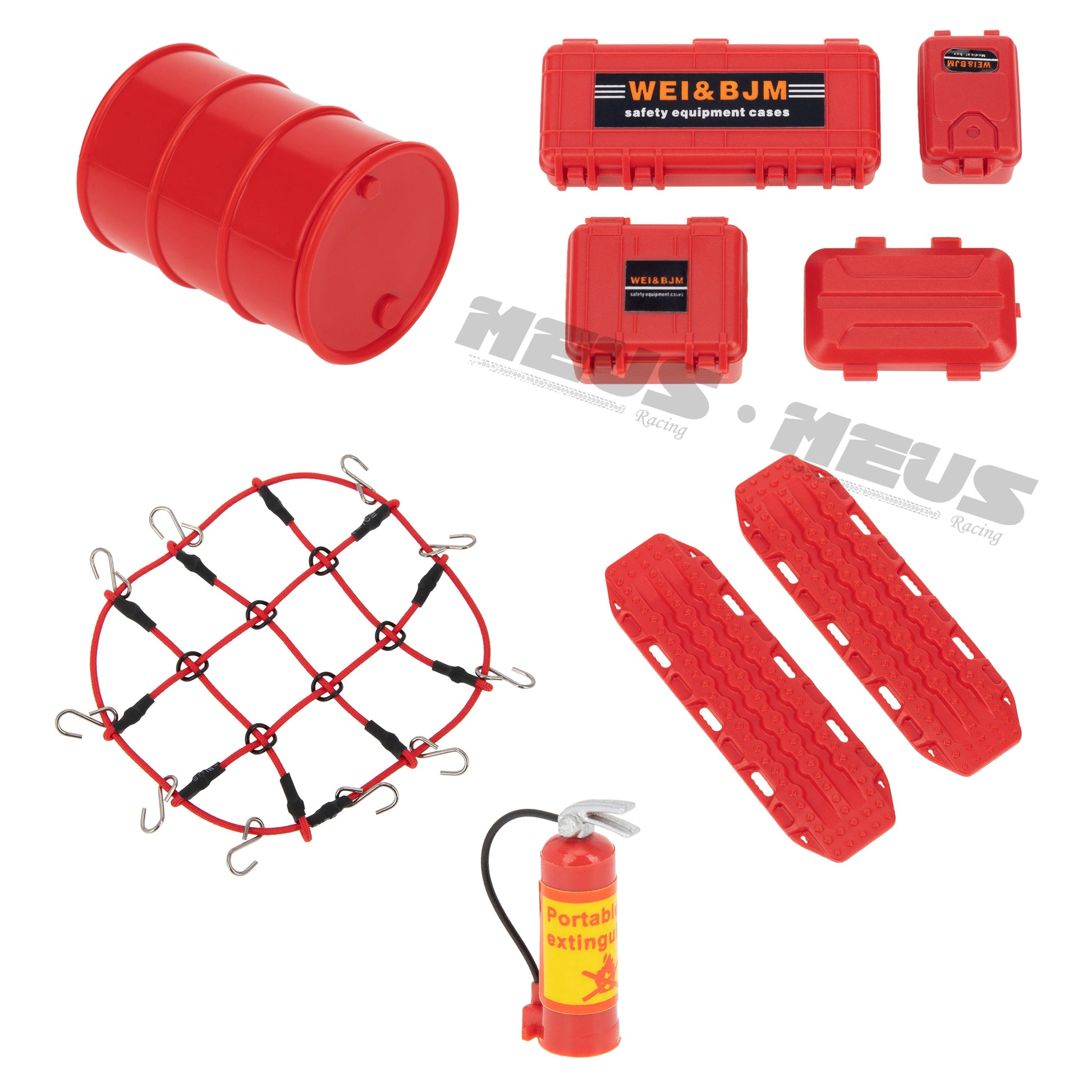 Red RC Car Decoration Parts