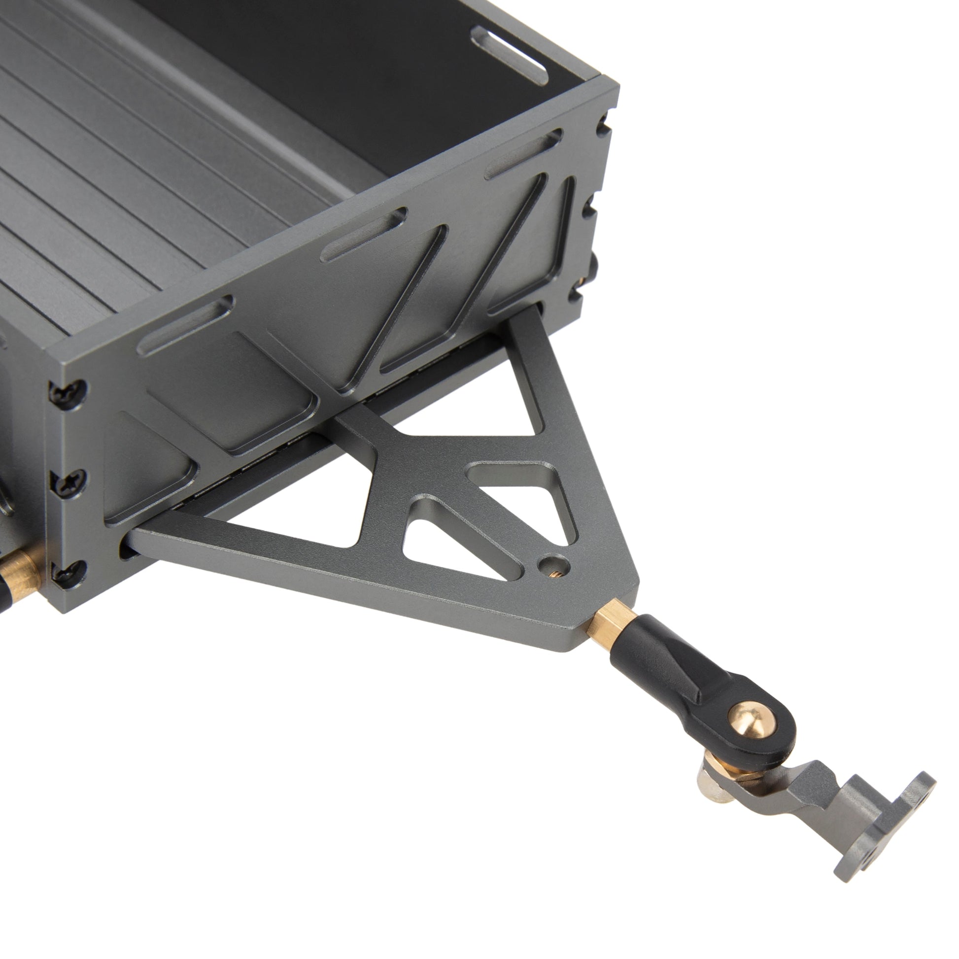 Titanium Utility trailer car with hitch for TRX4M