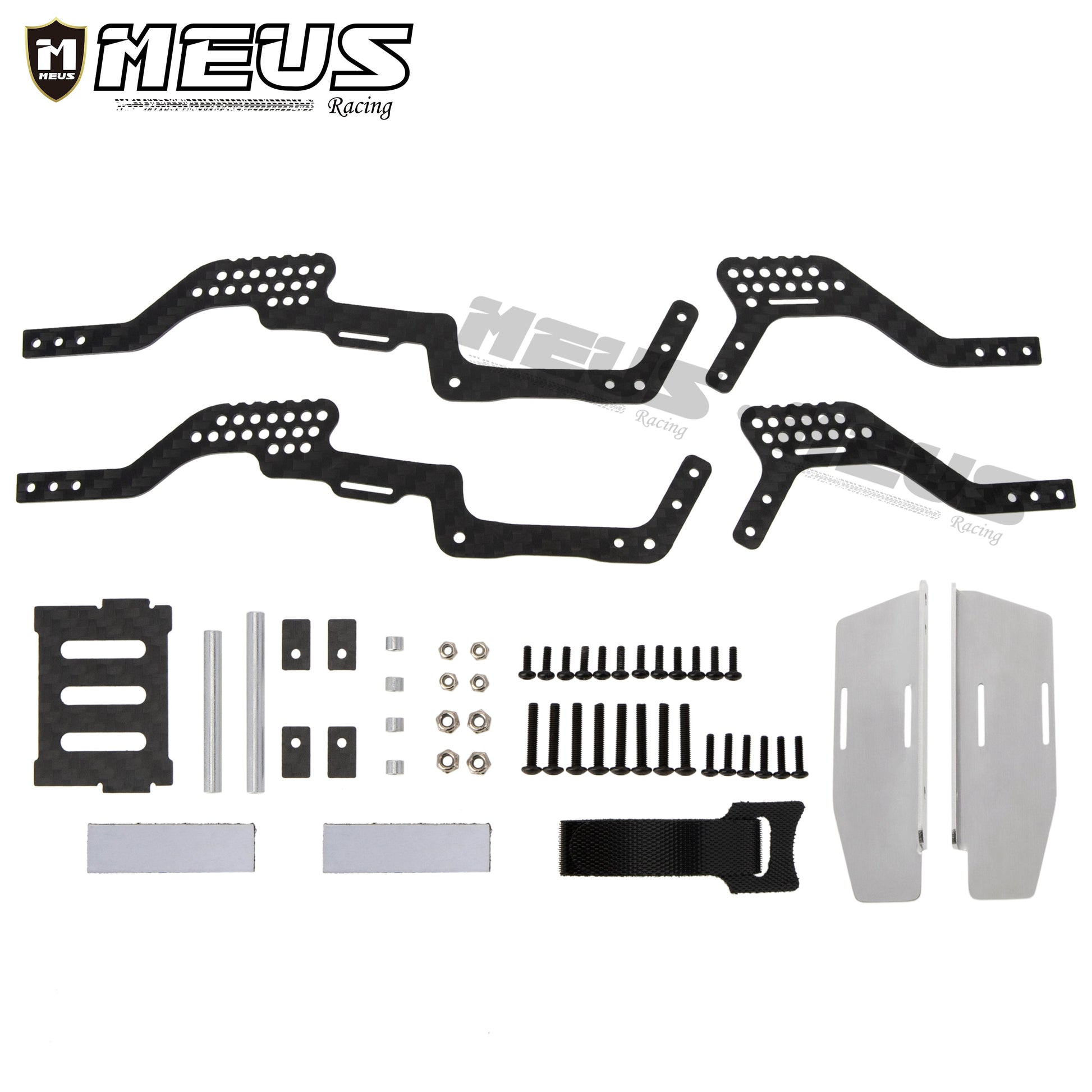 1/18 RC Car Carbon Fiber LCG Chassis Frame Girder for TRX4M