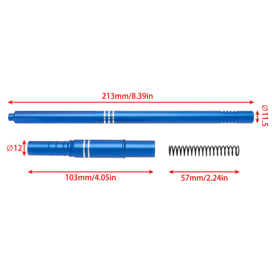 Blue ARRMA 1/8 Mojave 4X4 4S BLX Center Drive Shaft size