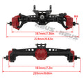 Red Black Plastic Nylon Front & Rear Portal Axle size for 1/10 RC Car