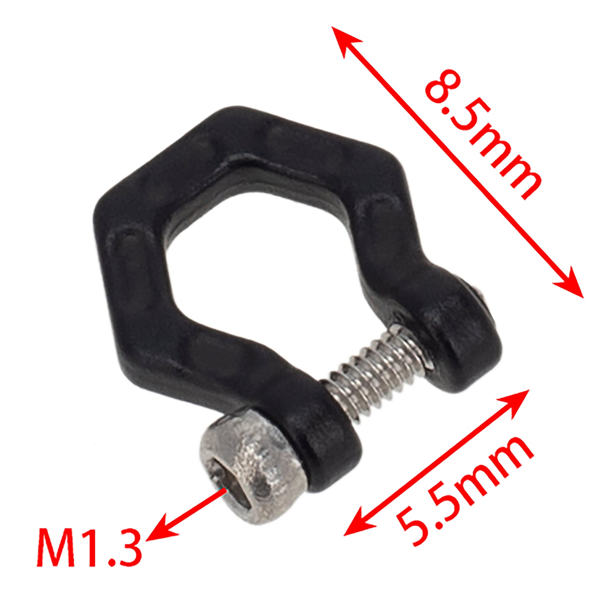 MEUS Racing U-shaped shackle metal trailer hook size