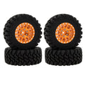 Type B Orange 1.2-inch RC Tires for TRX4M SCX24 FCX24