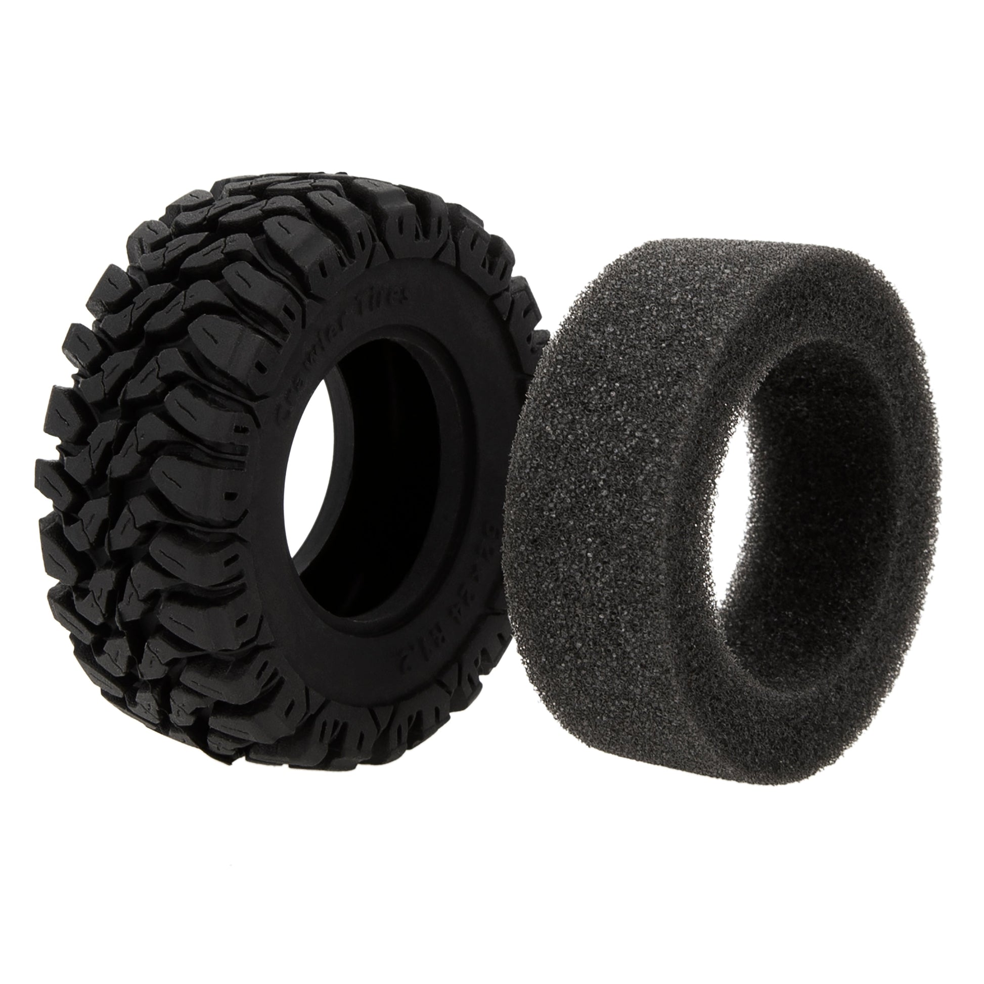 Type A Orange 1.2-inch RC Tires for TRX4M SCX24 FCX24