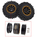 MEUS Racing 1.2-inch Beadlock Wheels Brass Rim+ Aluminum 1.0(plus) Tire Set Negative Hub