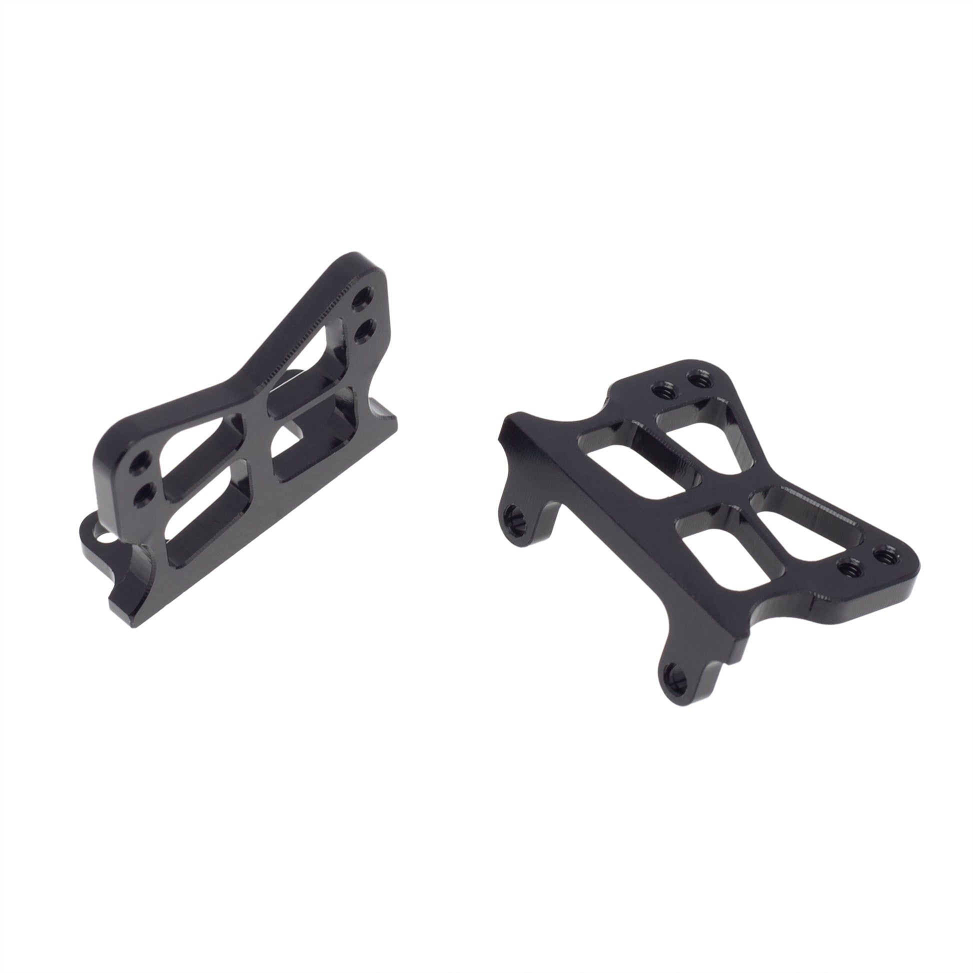 Black SCX24 frame metal side pedals