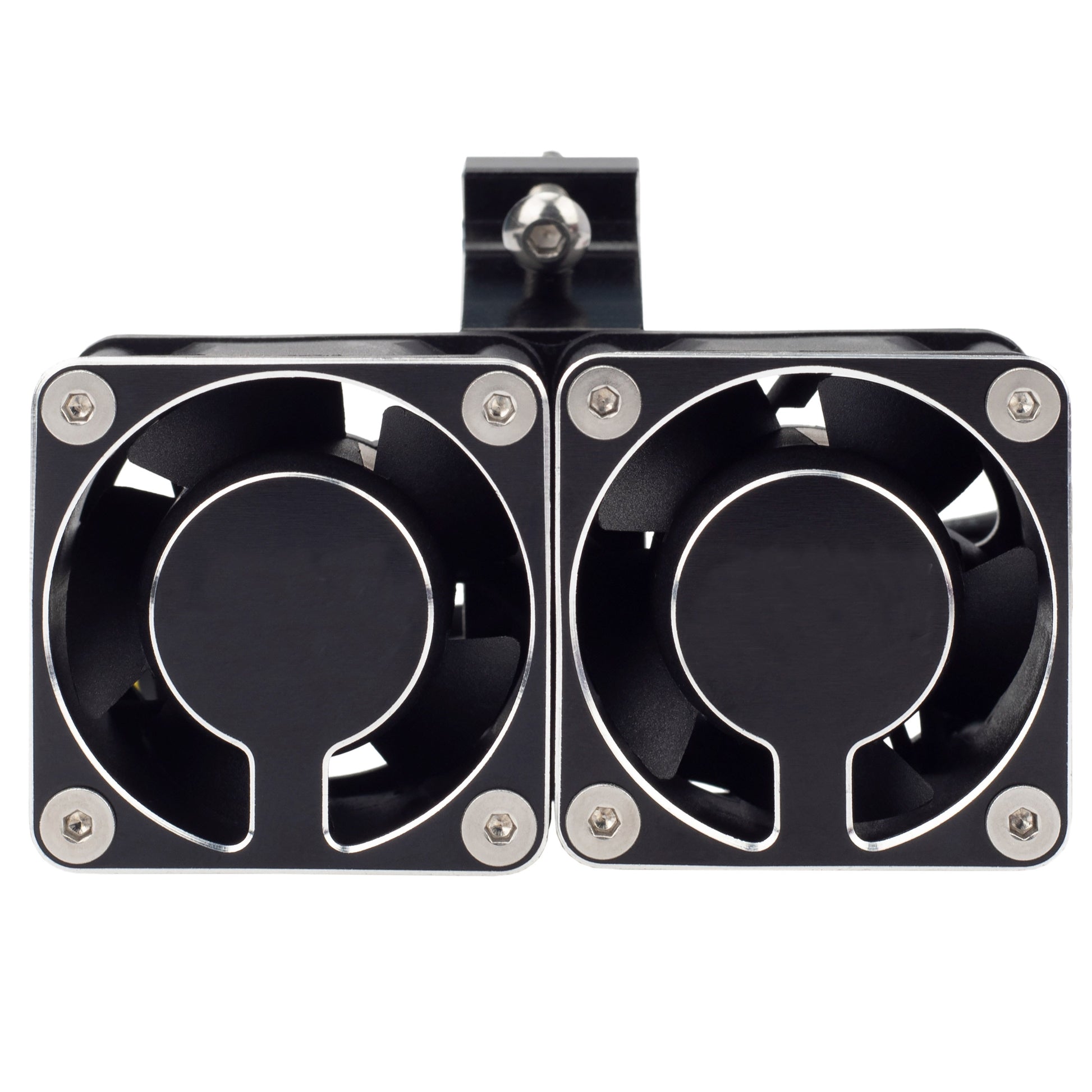 Black RC Motor Dual Heatsink with 42mm mount