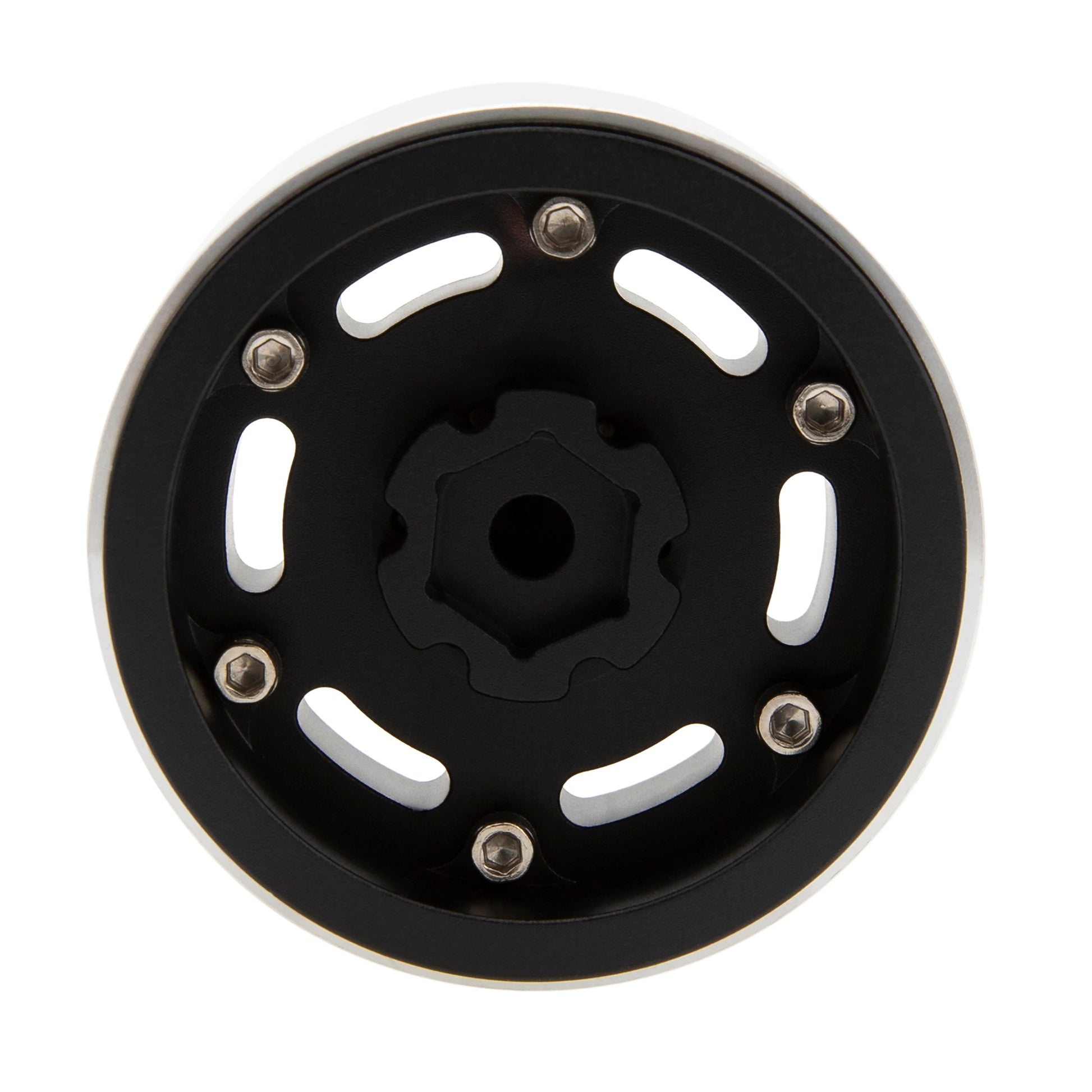 Black SCX10 Aluminum 1.9 Beadlock Wheels 