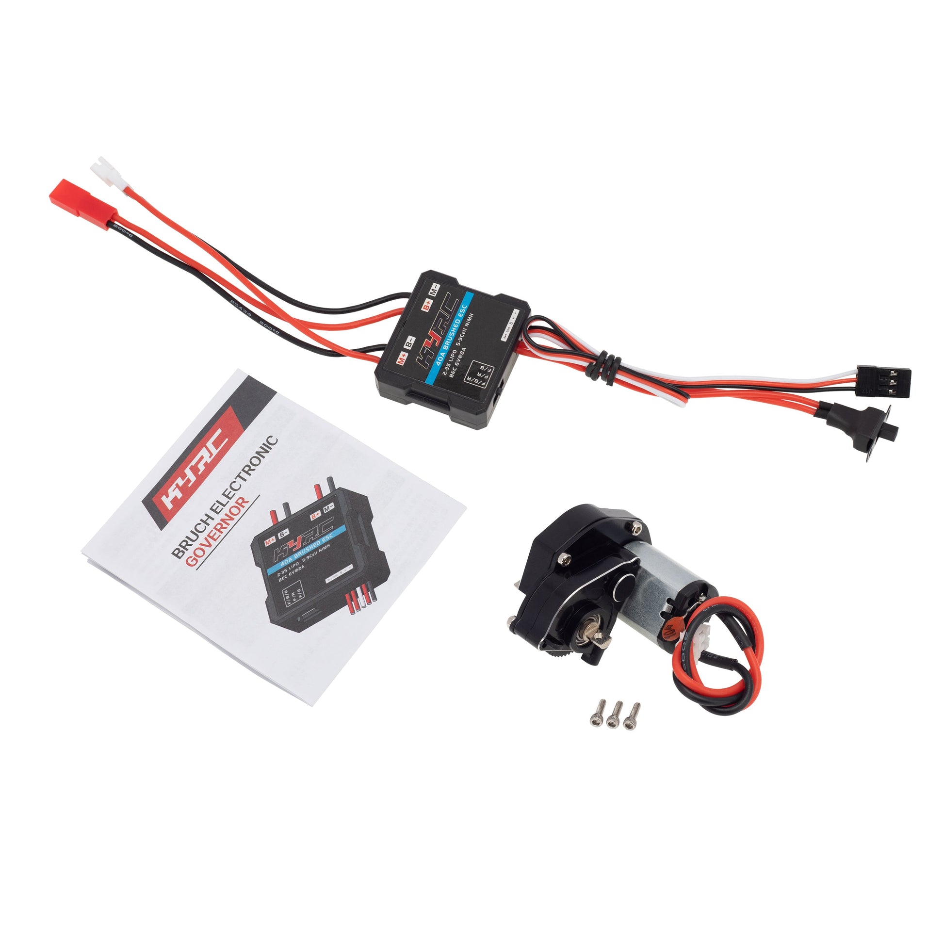 Black SCX24 Transmission motor ESC kit