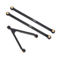 Black Aluminum high clearance chassis links for scx24 Jeep Gladiator