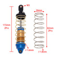 Blue 113mm Aluminum Alloy Shock Absorber size