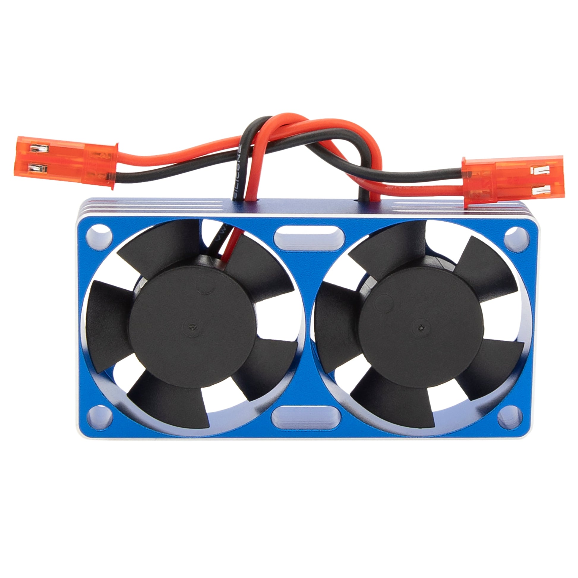 Blue RC Motor Dual Cooling Fan Heatsink 25000 RPM