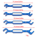 Blue RC Aluminum Turnbuckle Wrench size