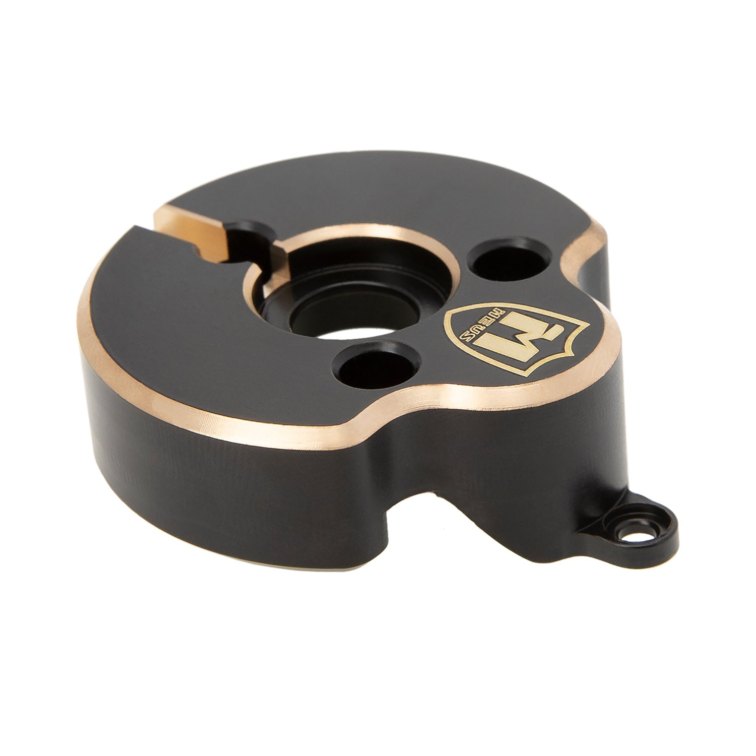 Brass rear portal axle drive housing for SCX10