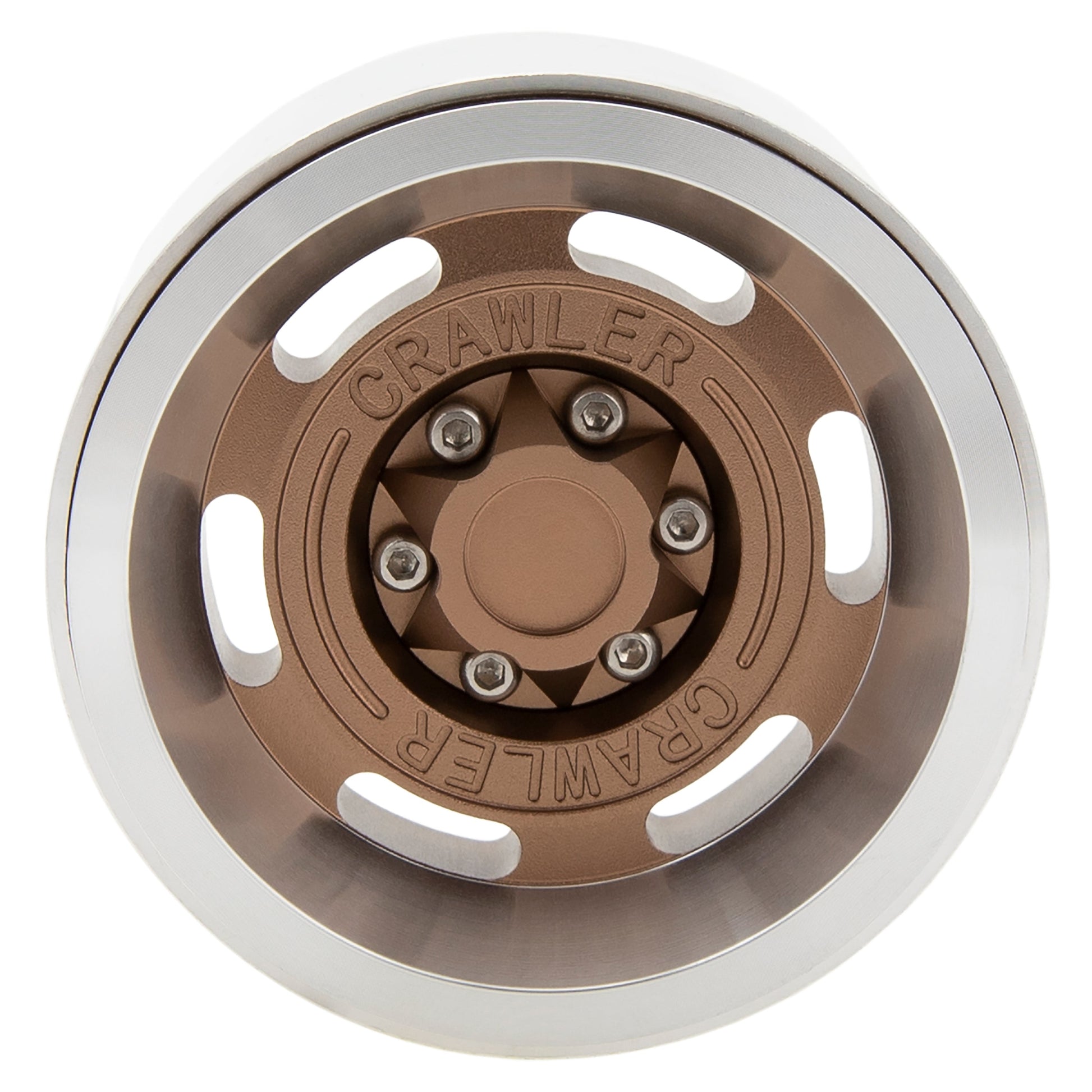 Brown SCX10 Aluminum 1.9 Beadlock Wheels 