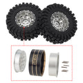 MEUS Racing 1.2-inch Beadlock Wheels Brass Rim+ Aluminum 1.0(plus) Tire Set Negative Hub