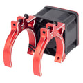 Red Cooling Fan Heatsink with dual mounts