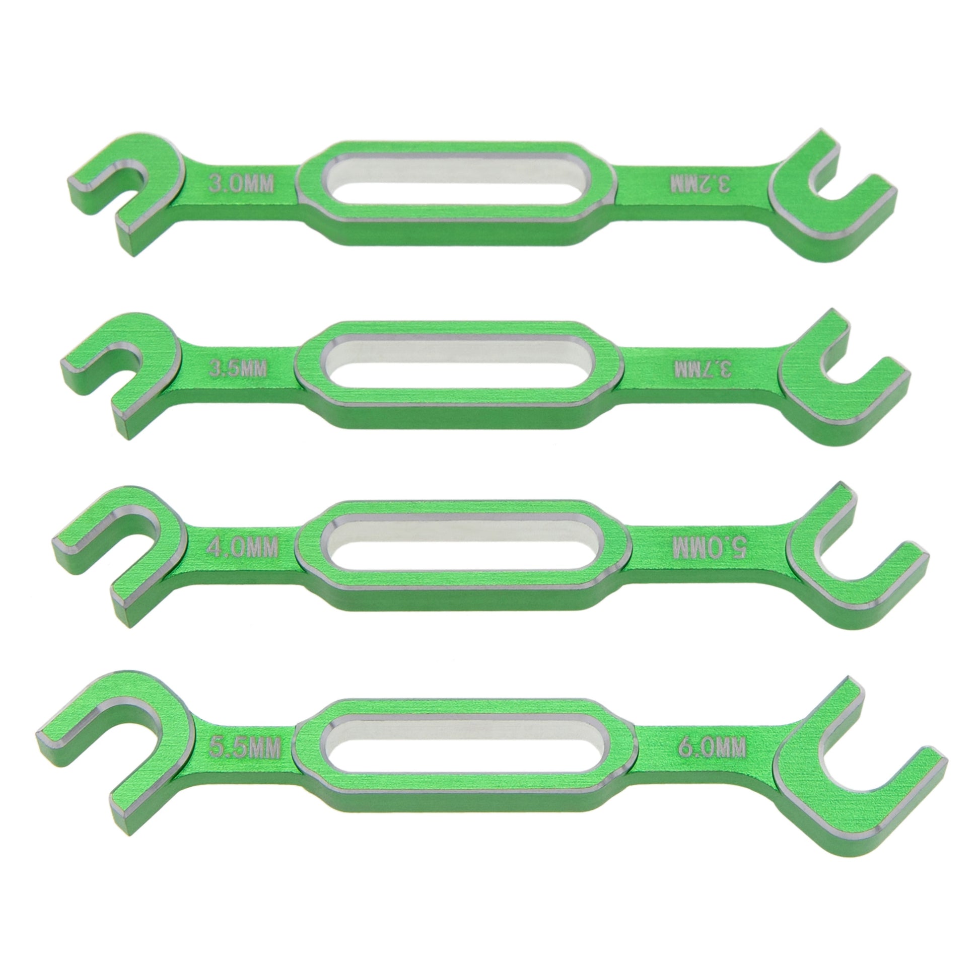 Green RC Aluminum Turnbuckle Wrench