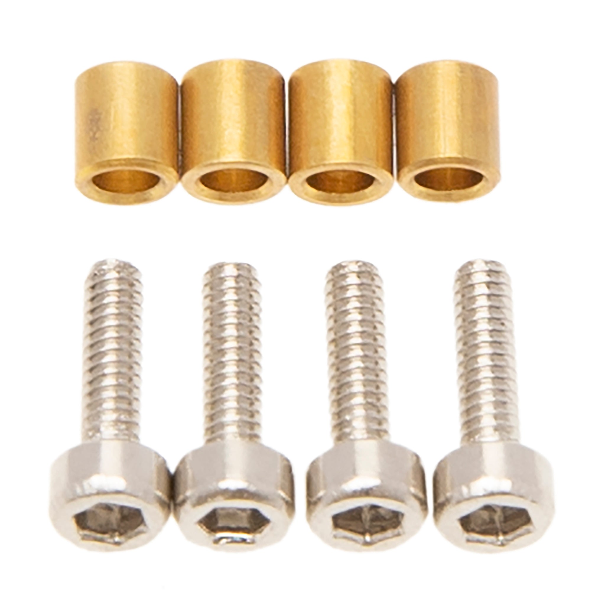 MEUS Racing C-Hub Screws & Brass Bushings for SCX24 Isokinetic Front Axle Steering Knuckles