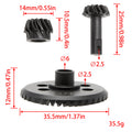 Front and Rear Diff Gear size