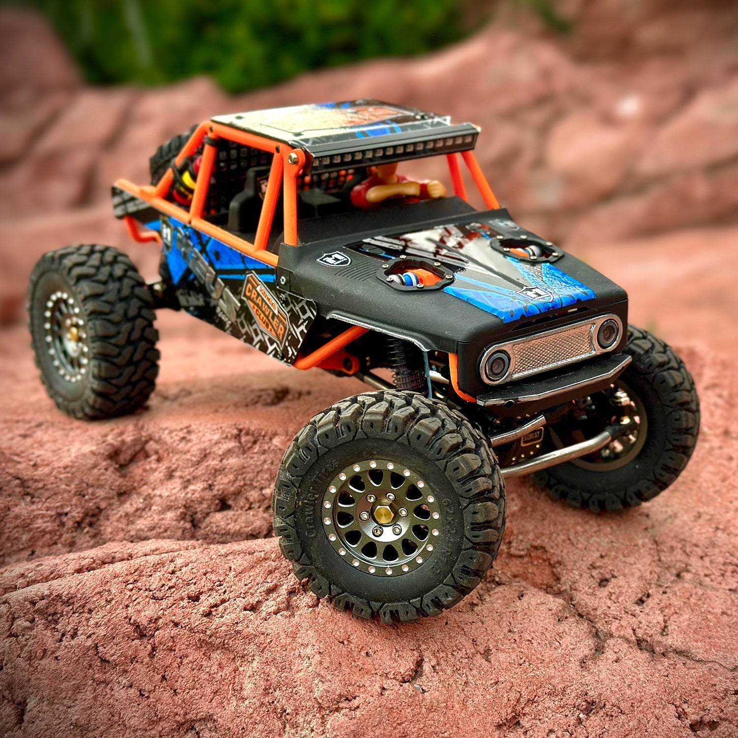 MEUS Racing 1/18 TRX4M MEX40 Orange ripper Nylon