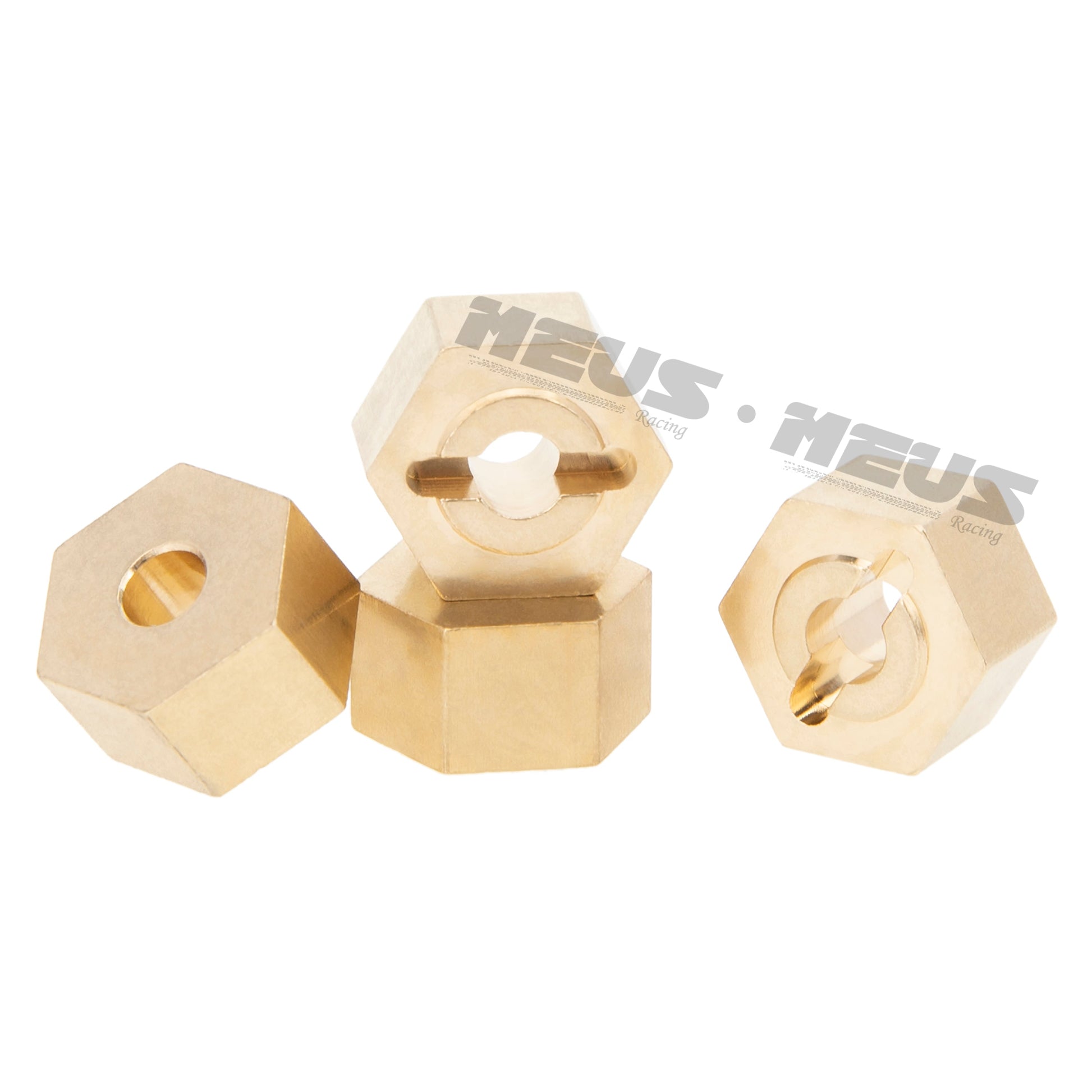 Brass Wheel Hex Hub 