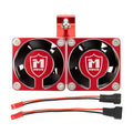 RC Motor Cooling Fan Heatsink Red