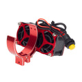 RC Motor Cooling Fan Heatsink Red