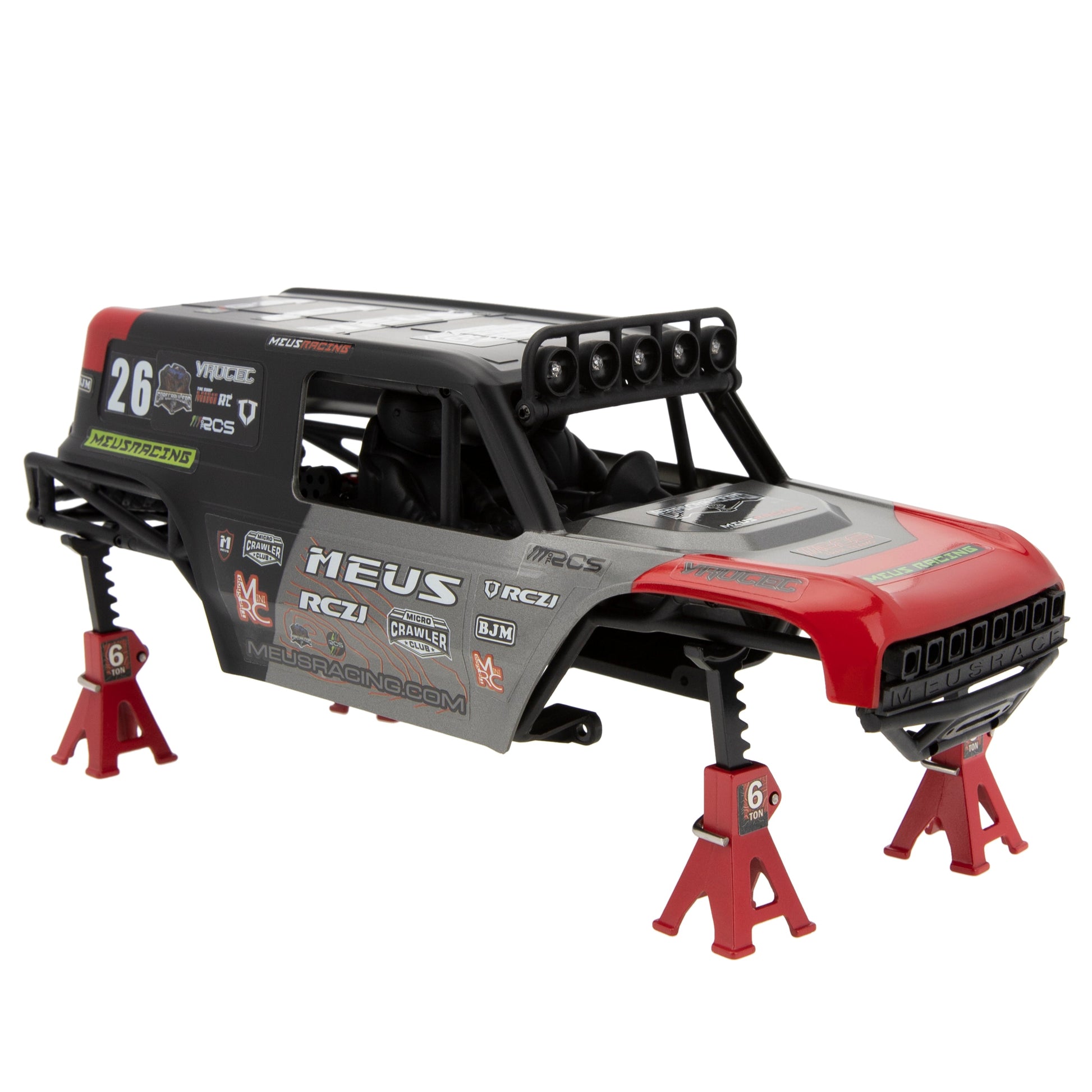 Red MB18 Body & Chassis Frame Kit for TRX4M