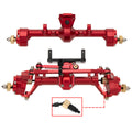 Red SCX24 Aluminum Alloy Front Rear Portal Axles with CVD