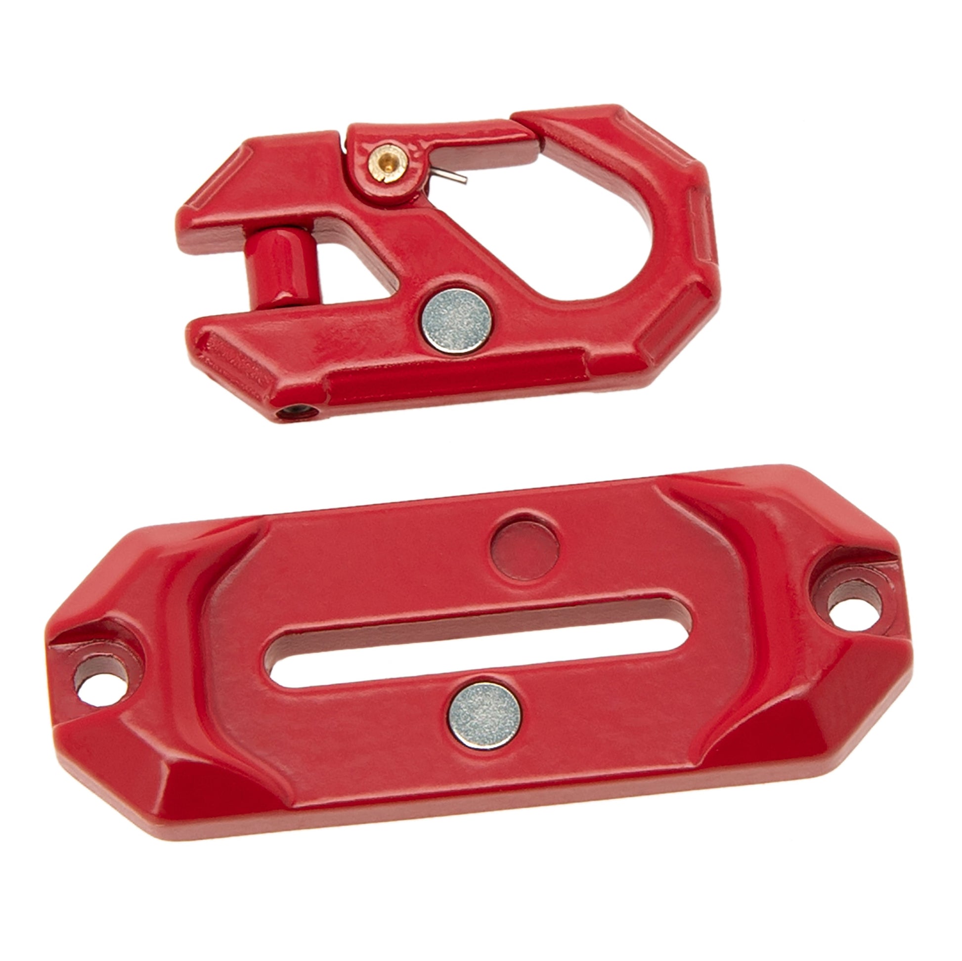 Red Metal Winch Hawse Fairlead for RC Crawler