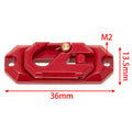 Red Metal Winch Hawse Fairlead for RC Crawler