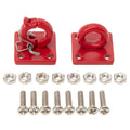 Red Metal Rescue Buckle Simulation Tow Hook for 1/10 RC Car