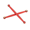 Red SCX24 Chassis links 