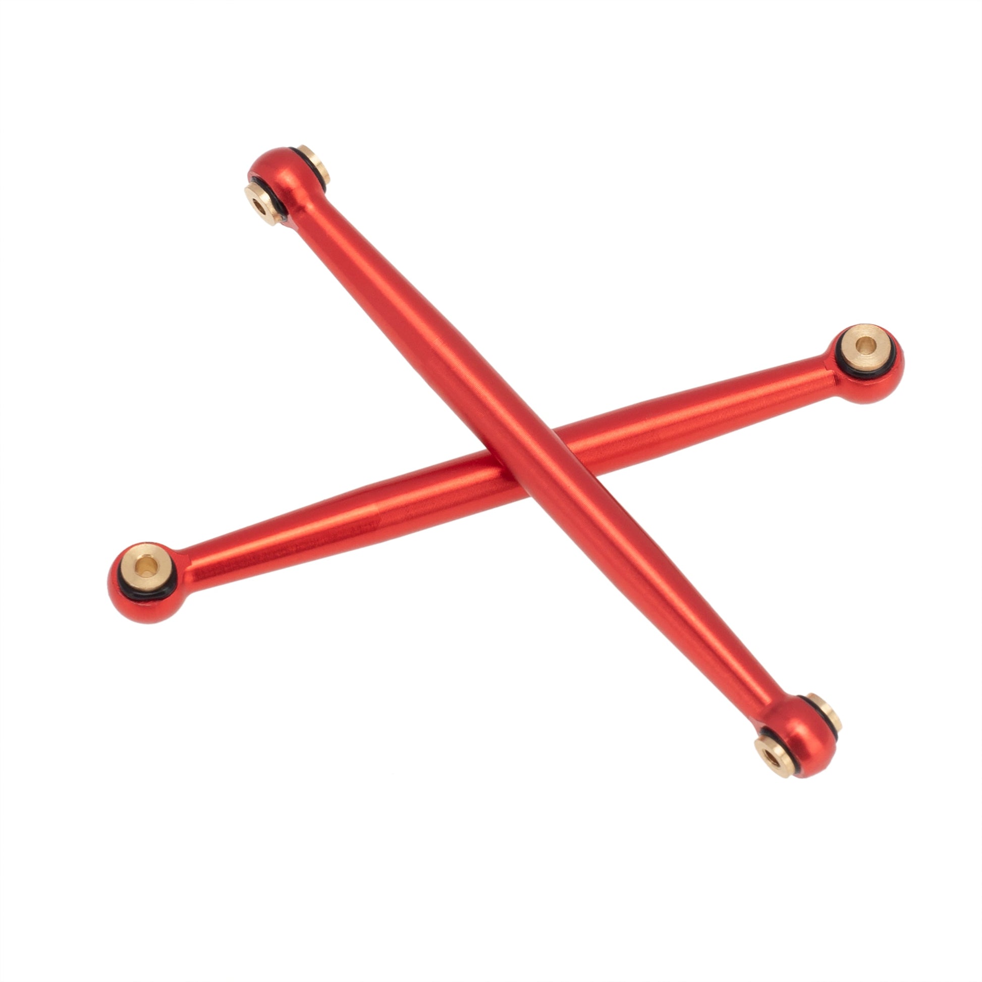 Red SCX24 Chassis links 