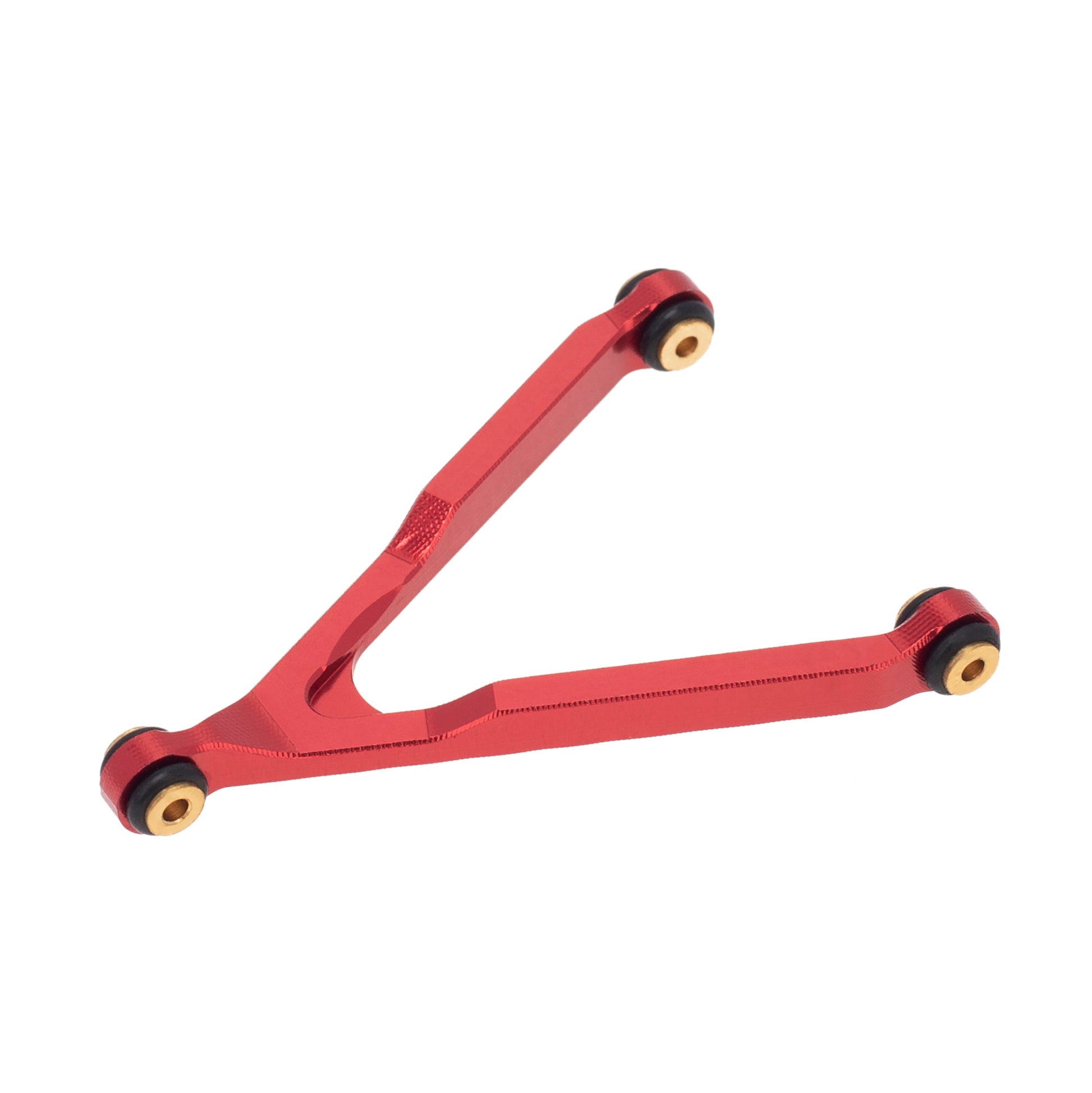 Red Aluminum chassis links for scx24 Jeep Gladiator