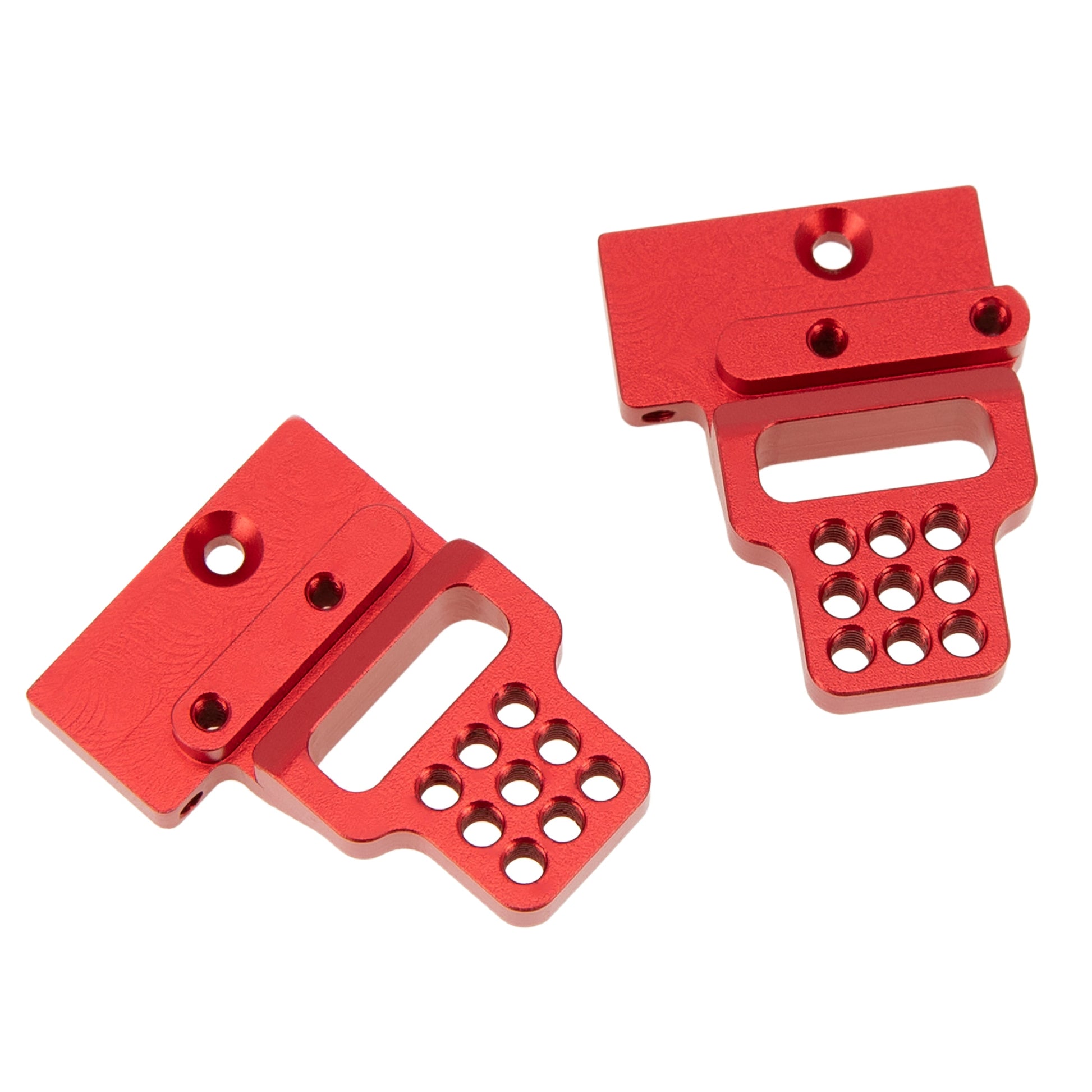 Red Aluminum Multi-hole Shock Mount for TRX4M Bronco Defender