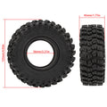 4.72inch RC Rubber Tires size for SCX10 SCX10 II